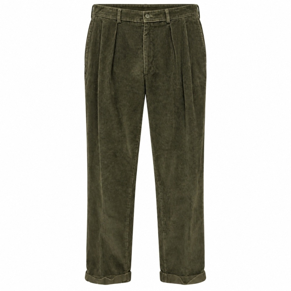 Vintage Savane Dark Academia Corduroy Trousers Mens 36x32 Gorpcore Earthy Retro